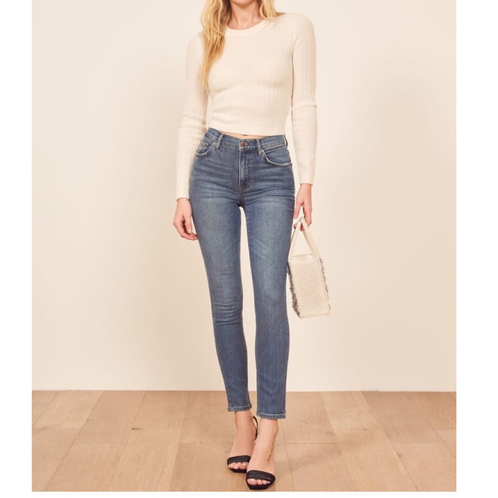 Reformation High & Skinny Jeans Size 23